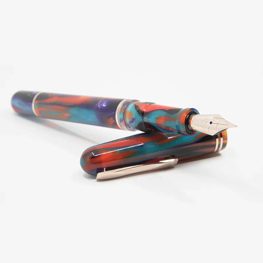 Gioia | Metis Fountain Pen | Iride Rose Gold Trim