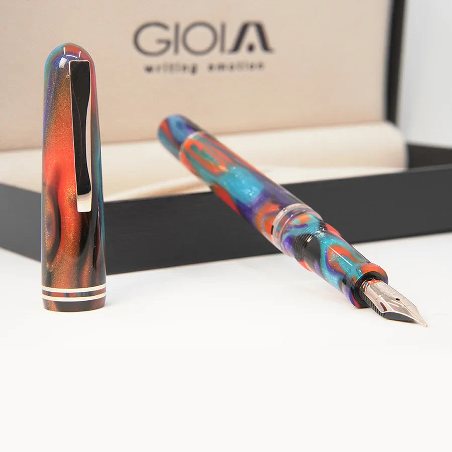 Gioia | Metis Fountain Pen | Iride Rose Gold Trim