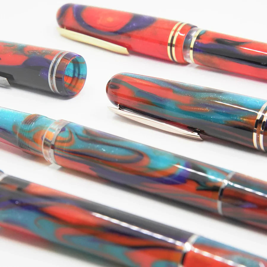 Gioia | Metis Fountain Pen | Iride Rose Gold Trim