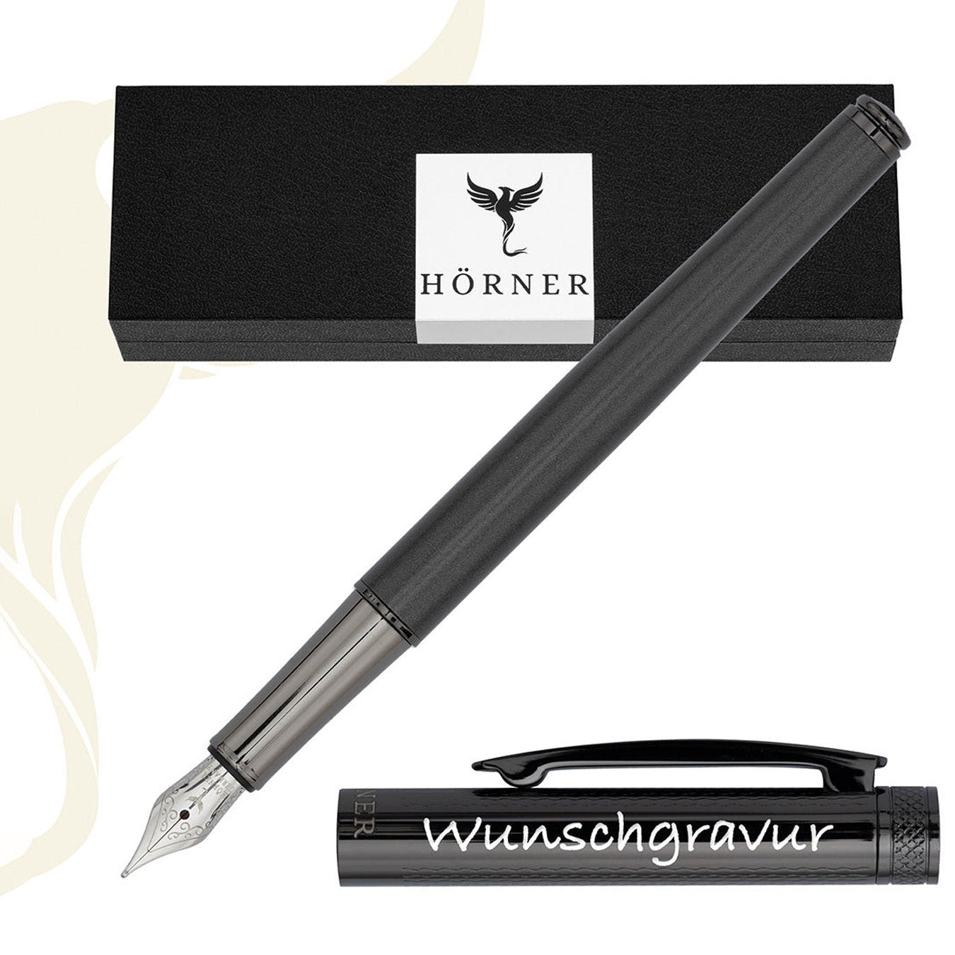 Horner | Levio | Fountain Pen | Gunmetal Grey