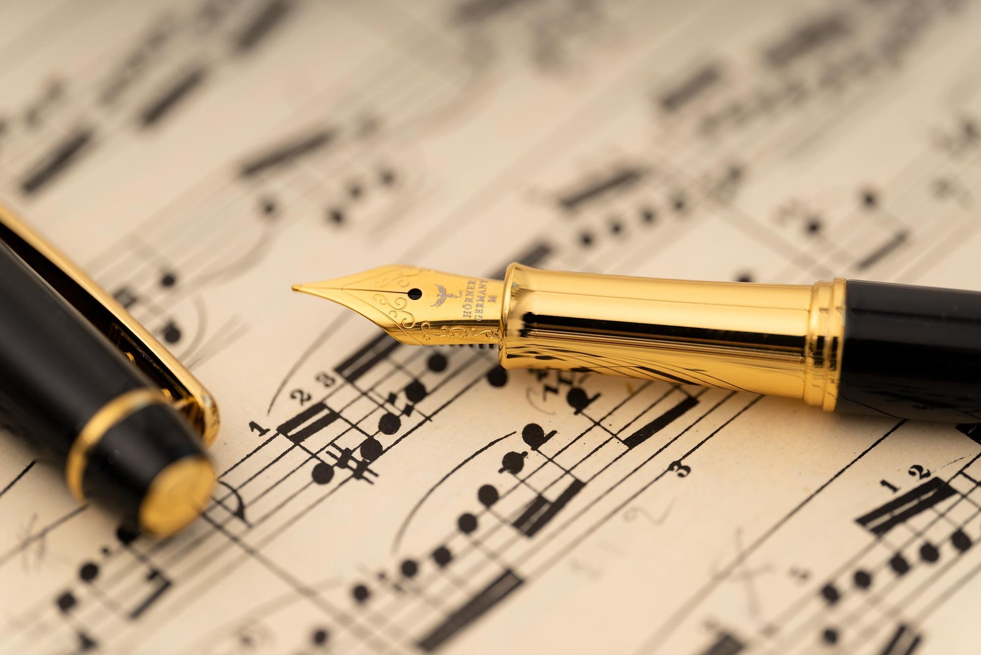 Horner | Nobilis | Fountain Pen | Black - GT - penpencilink