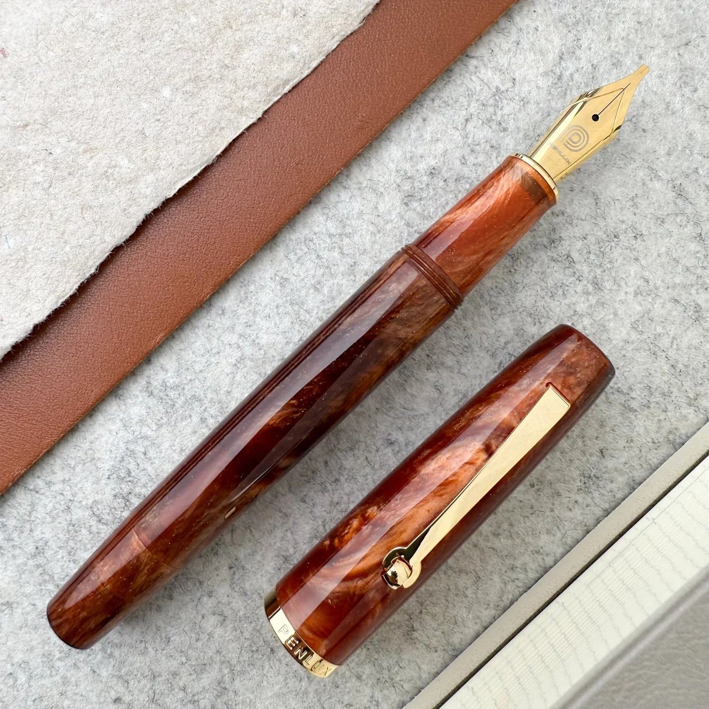 Penlux | Fountain Pen | Concerto | Amber GT - penpencilink