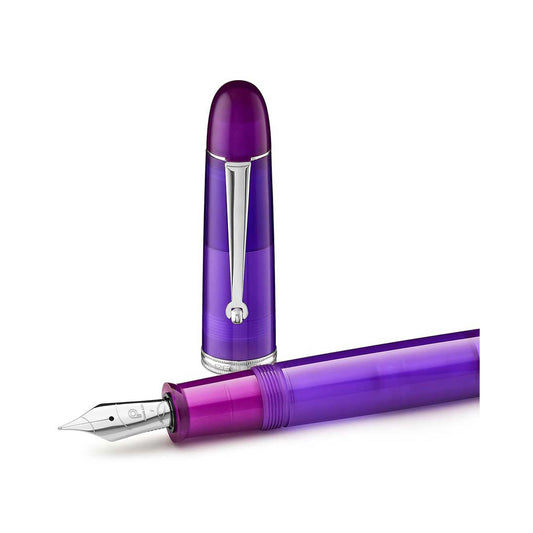 Penlux | Masterpiece Grande | Fountain Pen | Aurora Australis | Purple | Piston Filling