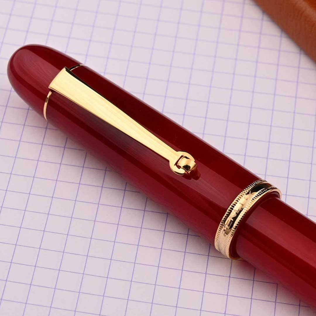 Penlux | Masterpiece Grande | Fountain Pen | Daybreak | Red | Piston Filling