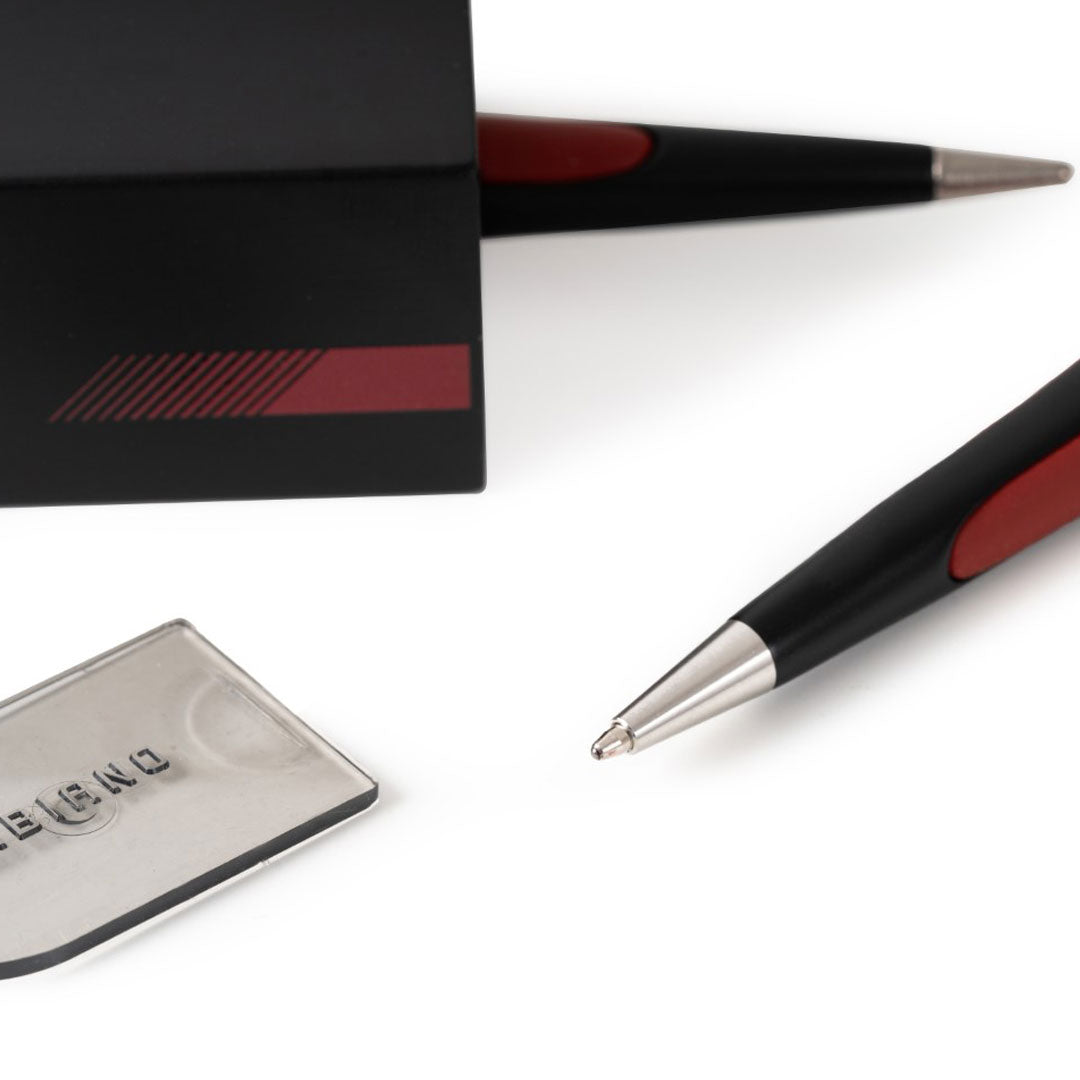 Pininfarina | Cambiano Race | Red | Ballpoint Pen | Racing Desk Stand