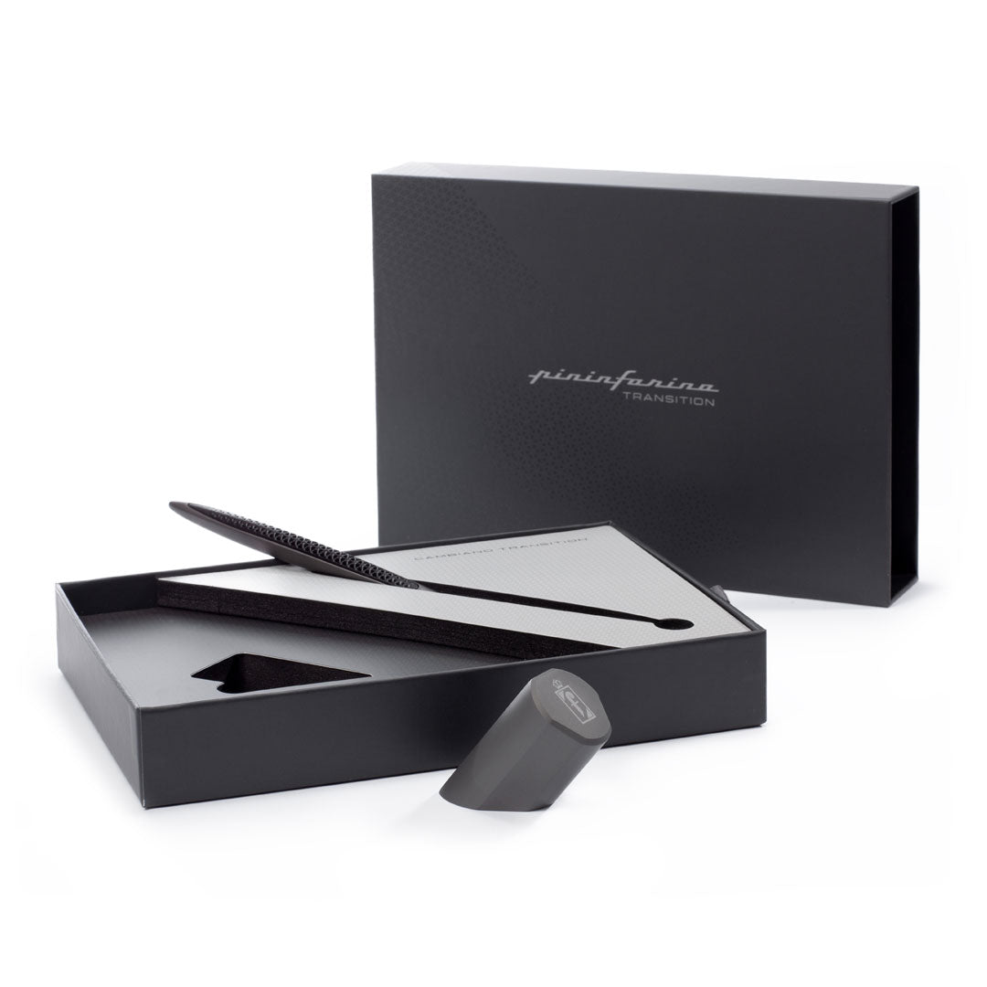 Pininfarina | Cambiano Transitions | Titanium Ethergraf Tip | Inclined Desk Stand