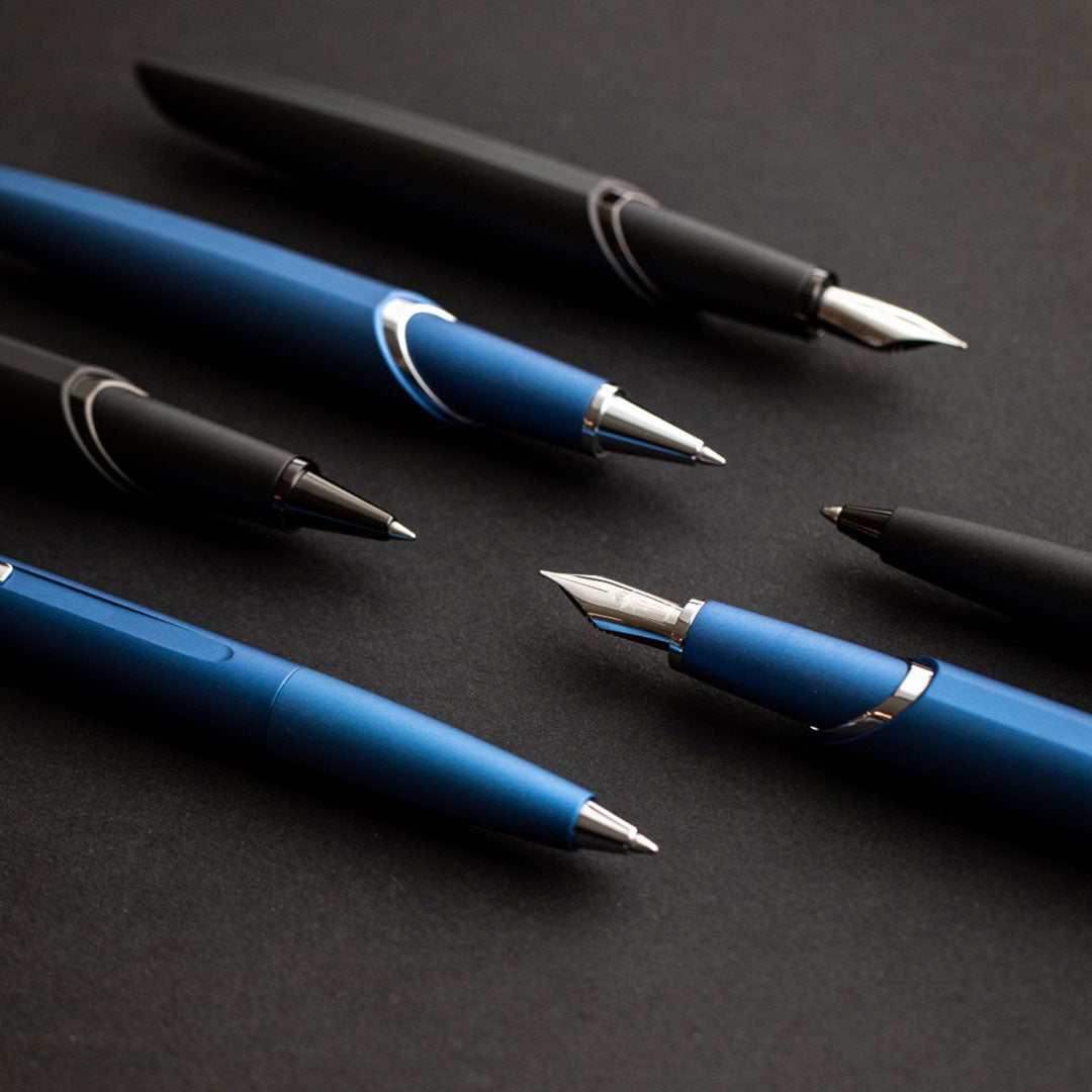 Pininfarina | Pf Two  Dark Blue | Retractable Ballpoint Pen with Twist Mechanism