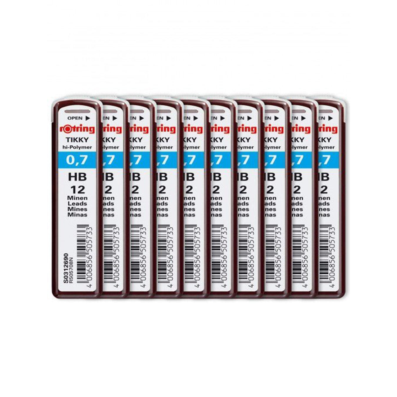 Rotring | Tikky | 0.7MM | HB Replacement Leads | Pack of 10