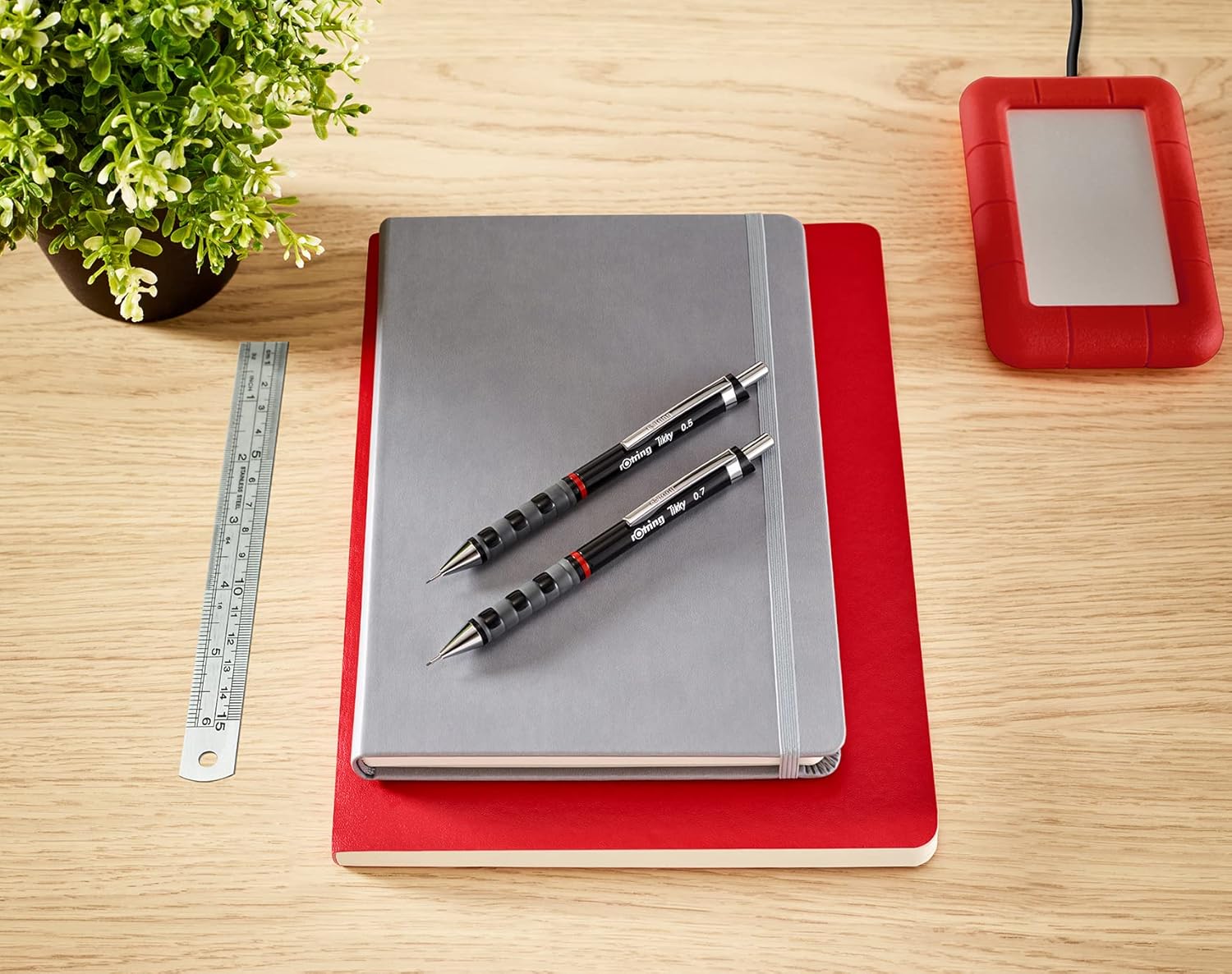 Rotring Tikky 0.5mm Mechanical Pencil – Black with Spare Leads - penpencilink