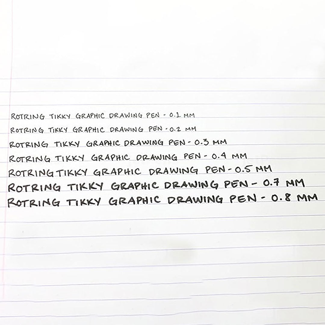 Rotring | Tikky | Graphic Fineliner | 0.5mm | 5 Pen Set
