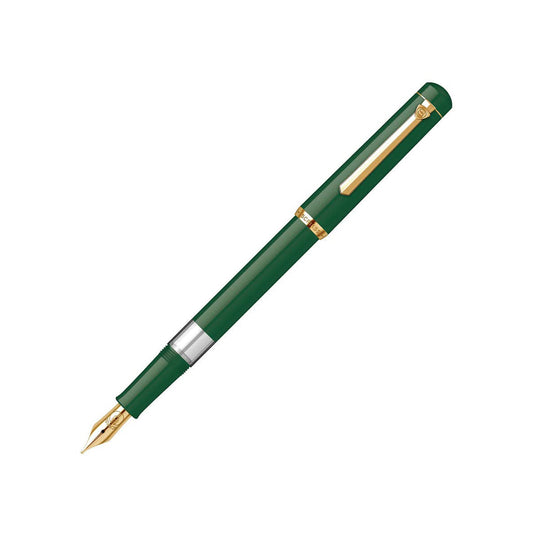Scrikss 419 Medium Nib Fountain Pen - Green GT