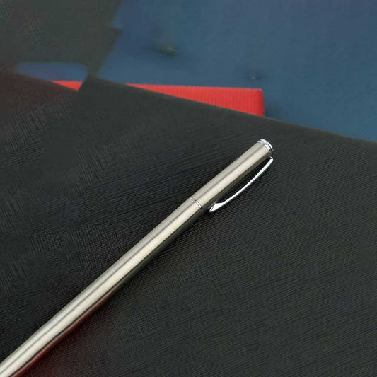 Scrikss 64 Series Rollerball Pen | Matt Chrome