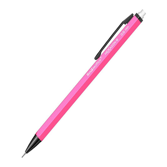 Scrikss Hexagon-R 0.5mm Mechanical Pencil - Neon Pink