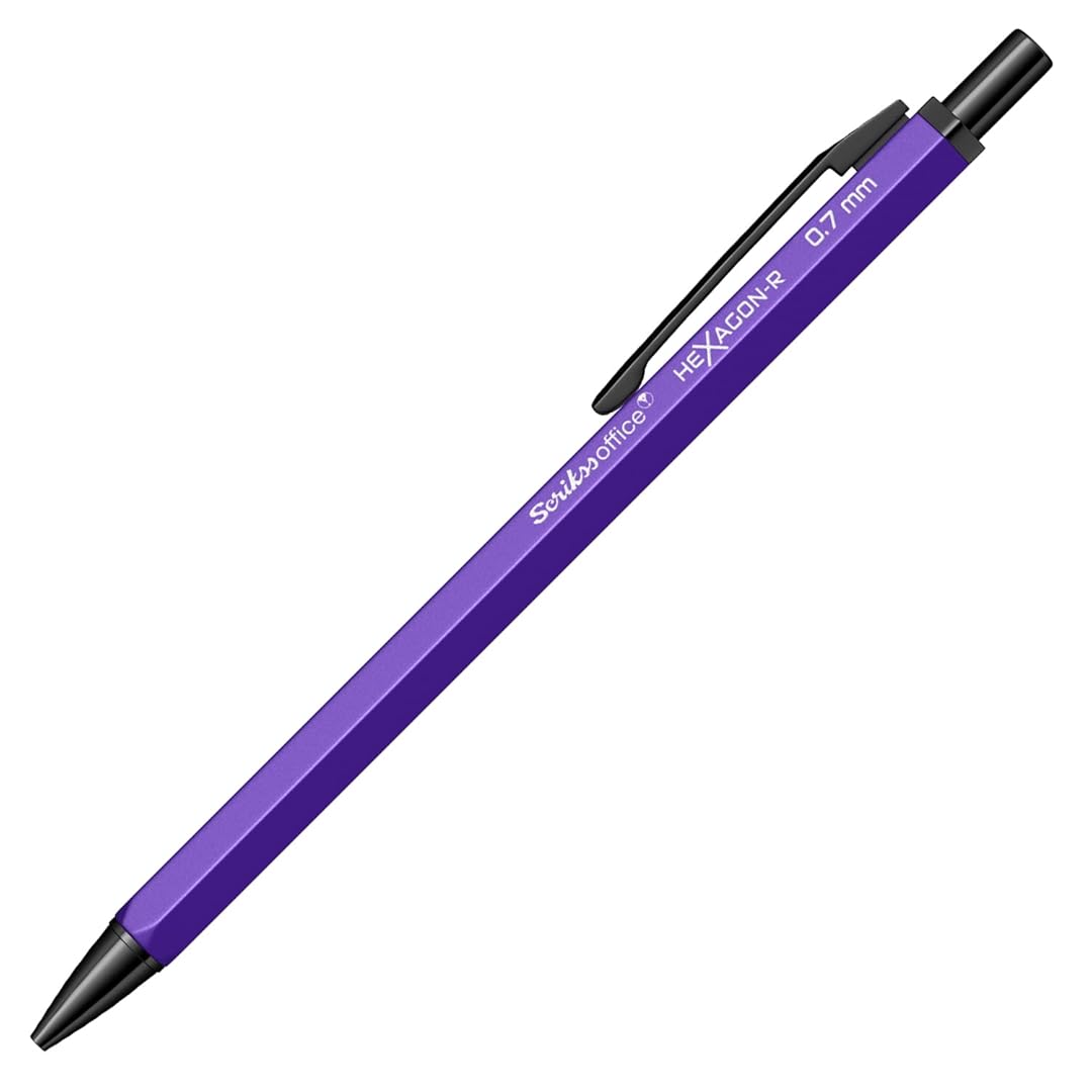Scrikss | Hexagon-R | Mechanical Pencil | 0.7mm | Purple