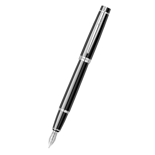 Scrikss Honour 38 Medium nib Fountain Pen - Glossy Black