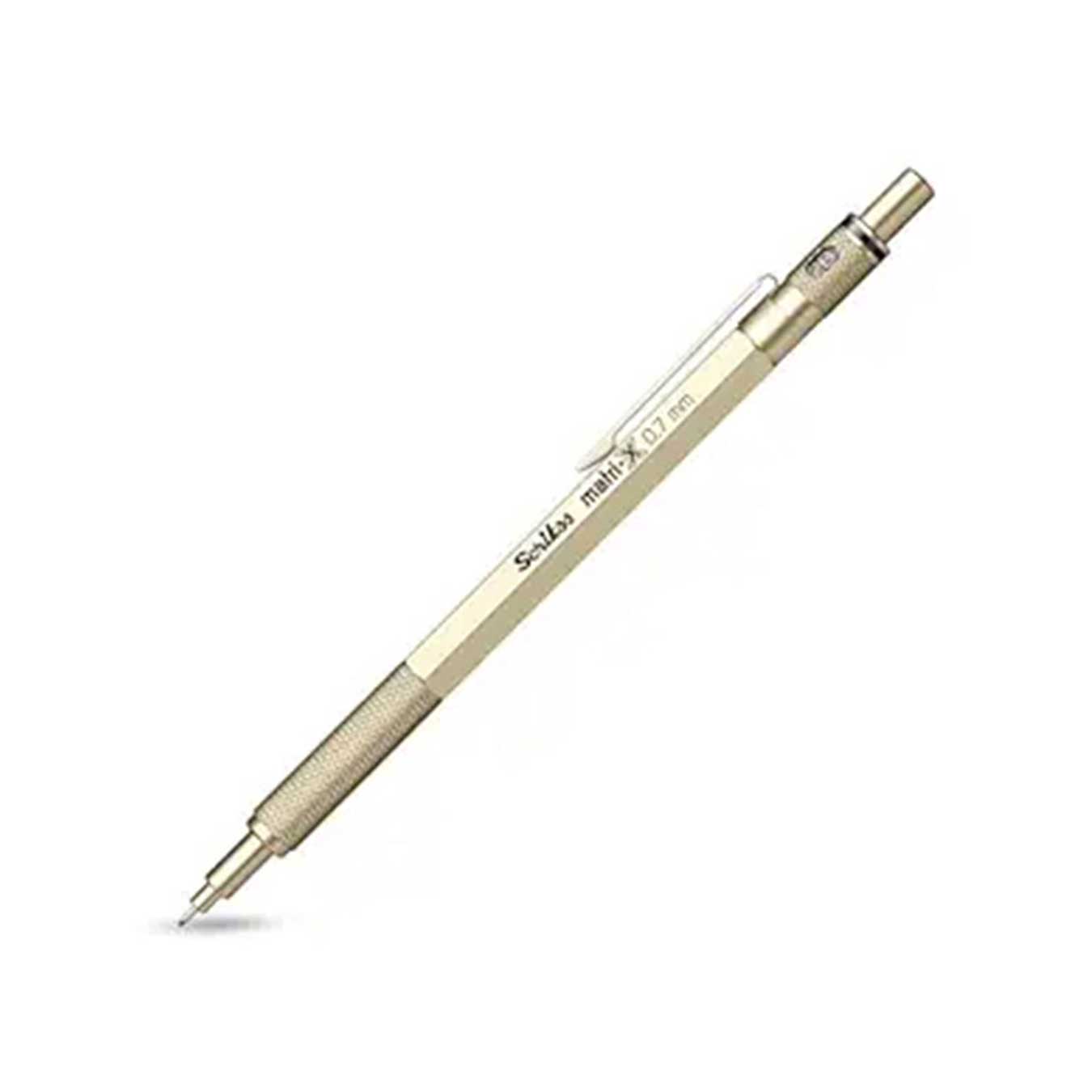 Scrikss | Matri-X | Mechanical Pencil | Metallic Gold-0.7mm