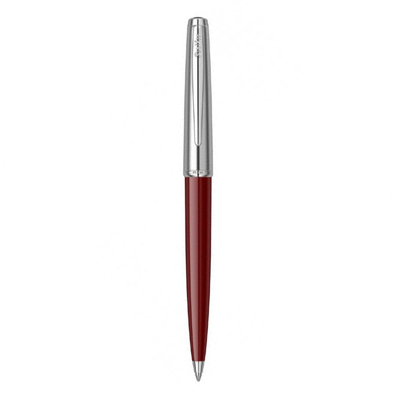 Scrikss | Metropolis 78 | Ballpoint Pen | Burgundy Chrome-CT