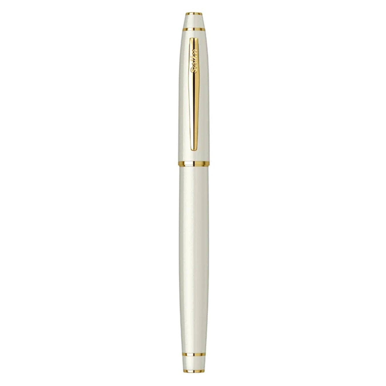 Scrikss Noble Rollerball Pen | Pearl White GT