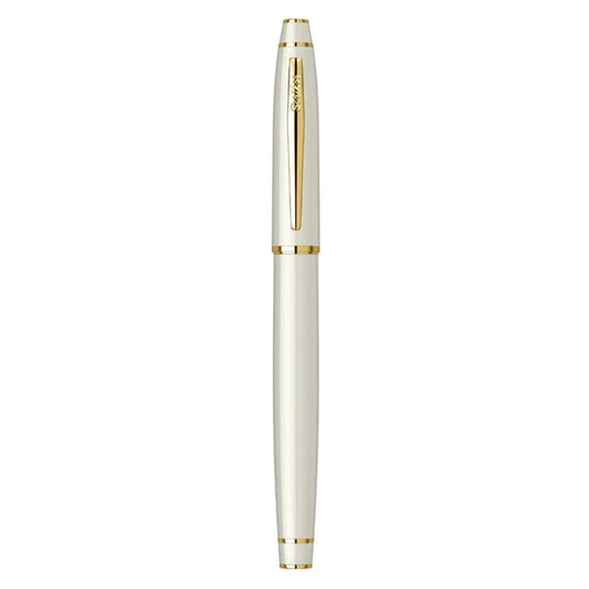 Scrikss Noble Rollerball Pen | Pearl White GT