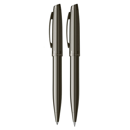 Scrikss Oscar 39 Ballpoint Pen & Mechanical Pencil Set | Titanium