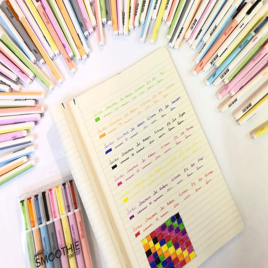 Scrikss Smoothie 0.7mm Gel Pen – Blister Mixed Colors (Pack of 8)