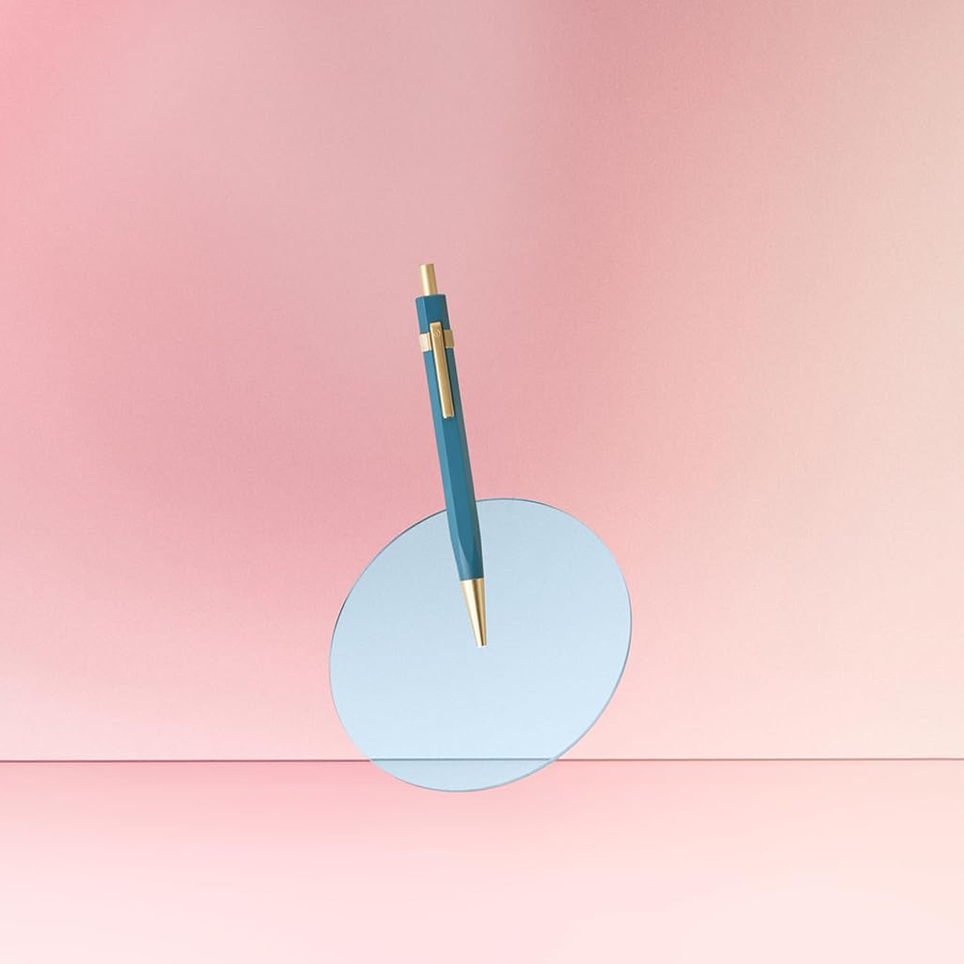 Ystudio Ballpoint Pen - Glamour Evolve, Ocean Sustainable in Sea Indigo