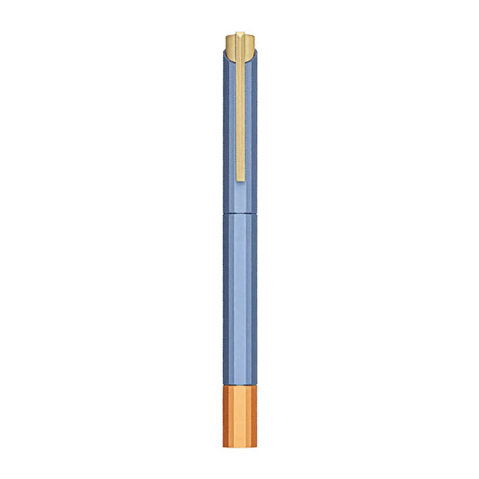 Ystudio Glamour Evolve - Bihex Rollerball Pen | Blue Gin